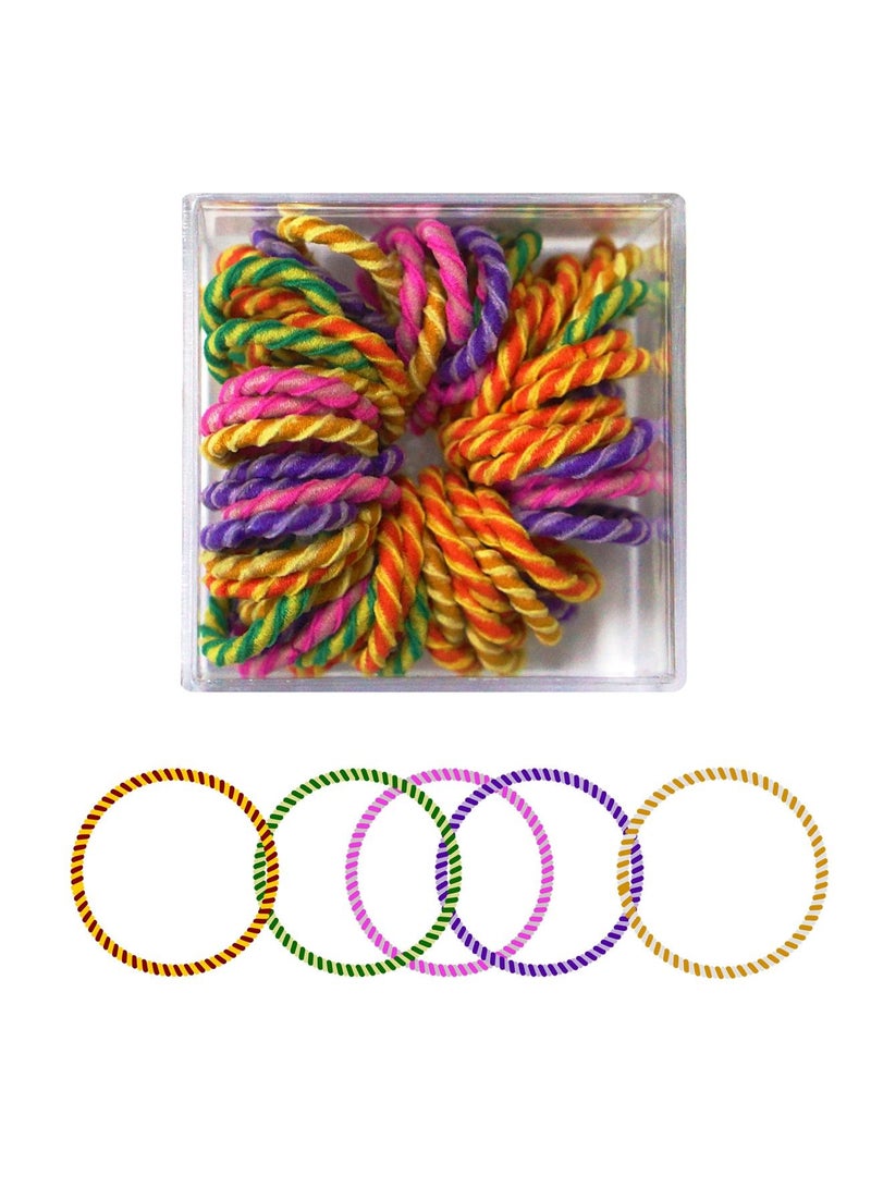 AIWANTO Cute Elastic Tie 60 PCs - Image 2