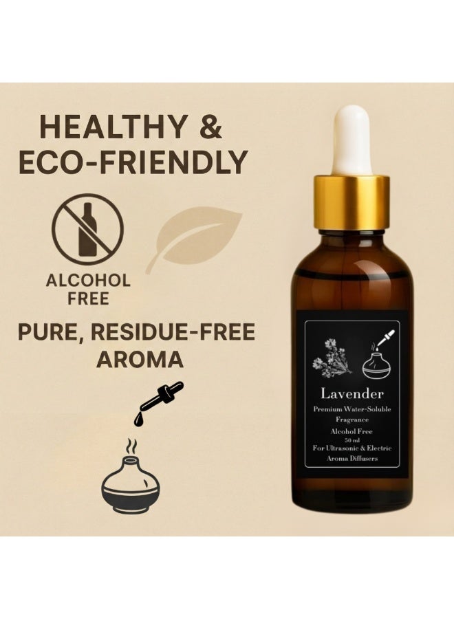 عطر اللافندر المركز للفواحات الكهربائية والبخارية والالتراسونيك (زجاجة إعادة الملء) 50 مل - خالٍ من الكحول - ثبات قوي - آمن صحيًا - Image 4