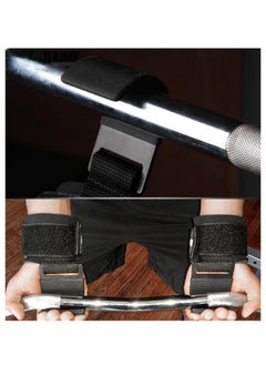 ALCOACH Heavy Duty Lifting Wrist Straps - Steel Weight Lifting Hooks for Powerlifting, Powerlifting, Pulldowns, Hand Grip Support for Men and Women  - Image 5