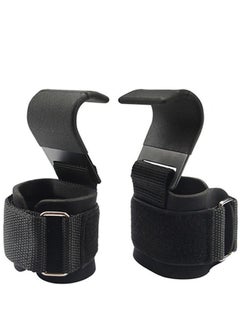 ALCOACH Heavy Duty Lifting Wrist Straps - Steel Weight Lifting Hooks for Powerlifting, Powerlifting, Pulldowns, Hand Grip Support for Men and Women  - Image 4