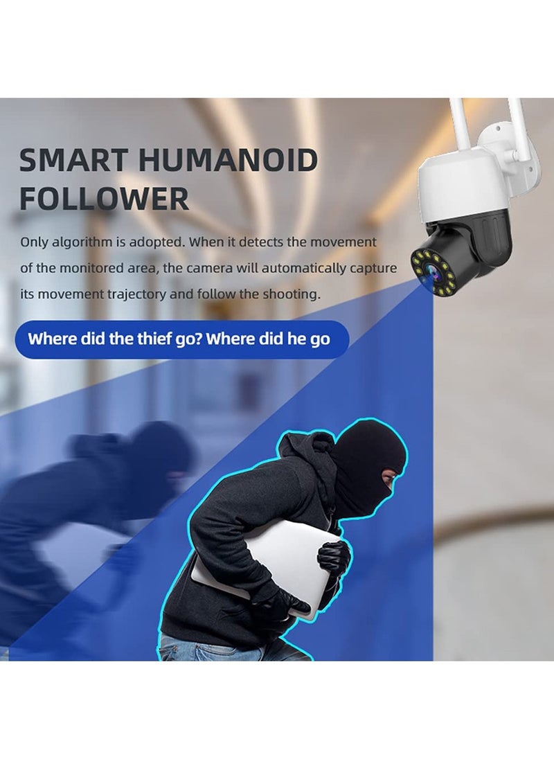 Crony - EC131 Full color night vision 1.5 inch ball machines 4X Camera WiFi Camera AI Human Detection Audio 1080P Wireless Security CCTV Cameras - Image 1