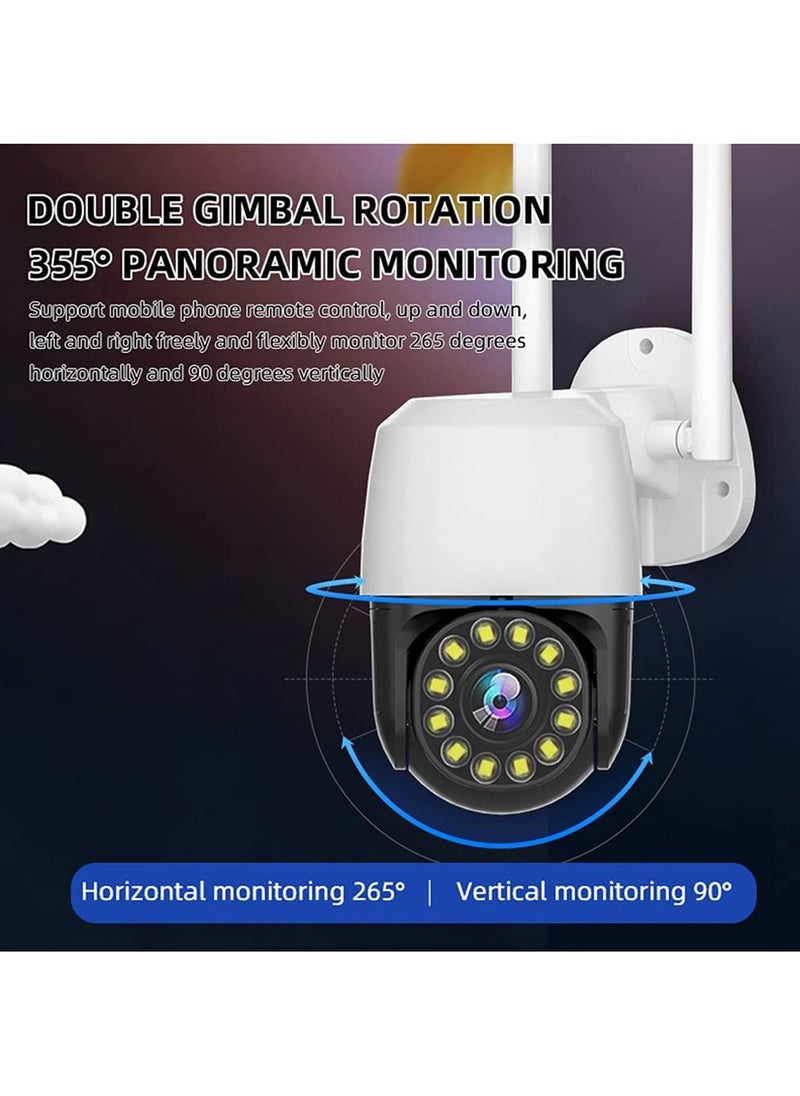 Crony - EC131 Full color night vision 1.5 inch ball machines 4X Camera WiFi Camera AI Human Detection Audio 1080P Wireless Security CCTV Cameras - Image 1