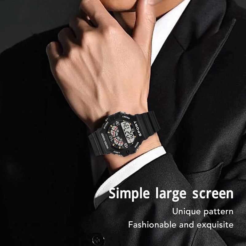 klarako Sport Mens Digital Watch, 12 24 Hour System Mens Digital Sport Strap Watch for Outdoor - Image 4
