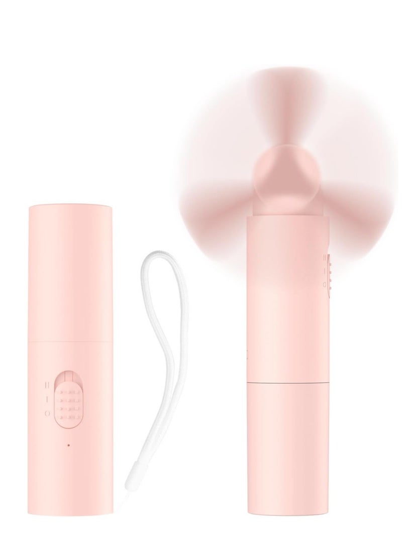 general Handheld Fan Rechargeable, Mini Portable Fan Small Hand Fan, 3000mAh Battery Operated 22Hrs+ Makeup Eyelash Fan Personal Fan Gifts for Women Girls Men Travel Indoor Outdoor - Image 1