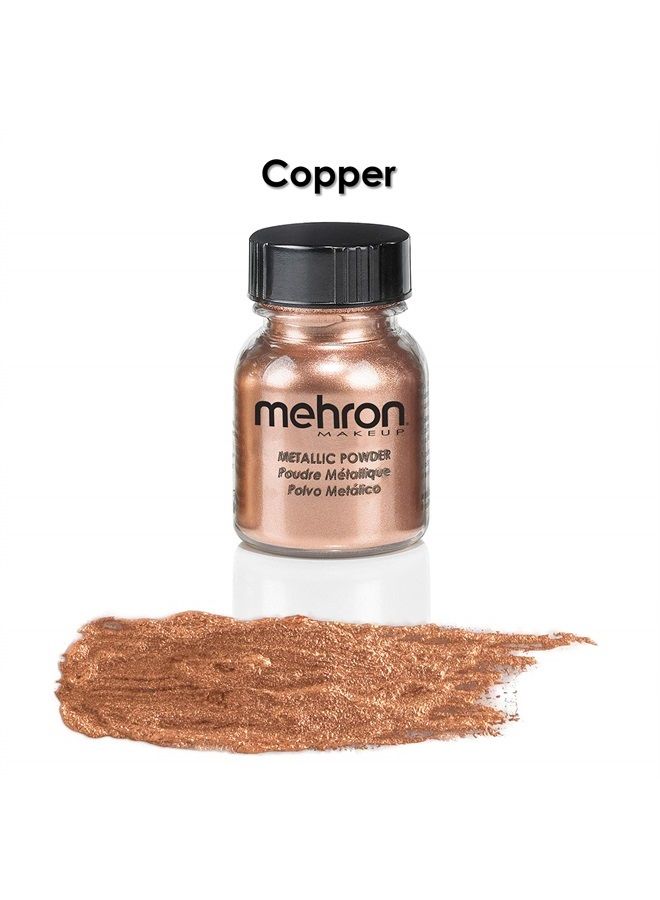 mehron Metallic Powder Copper 1.0 oz - Image 2