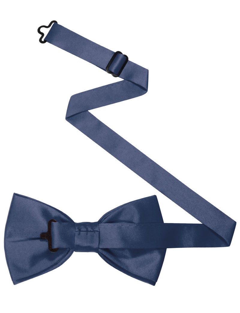 JEMYGINS Navy Blue Pre-tied Bow Tie Adjustable Bowtie for Men(14) - Image 4