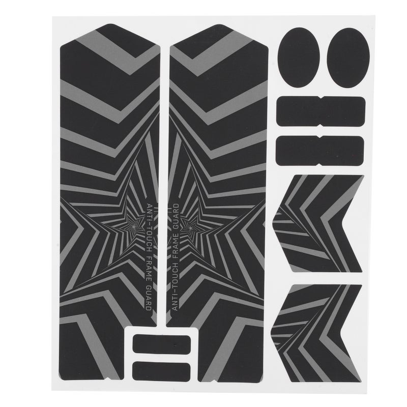 ENLEE Mountain Bike Front Fork Night Reflection Sticker Paster Bicycle FiveStar Sticker - Image 1