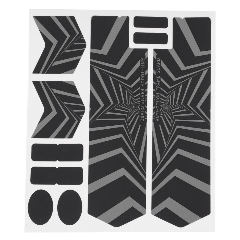 ENLEE Mountain Bike Front Fork Night Reflection Sticker Paster Bicycle FiveStar Sticker - Image 2