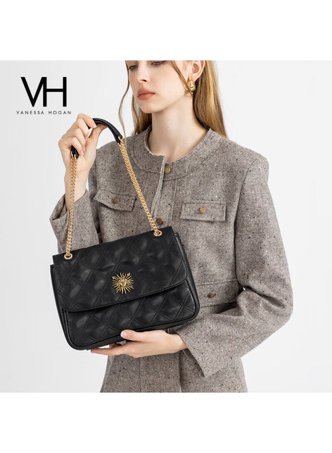 Vanessa Hogan Vh Women's Handbag, Yiran Series, Shoulder Bag, Large Cowhide, High Capacity, Commuter Crossbody Chain Bag, Gift For Girlfriend - Image 2