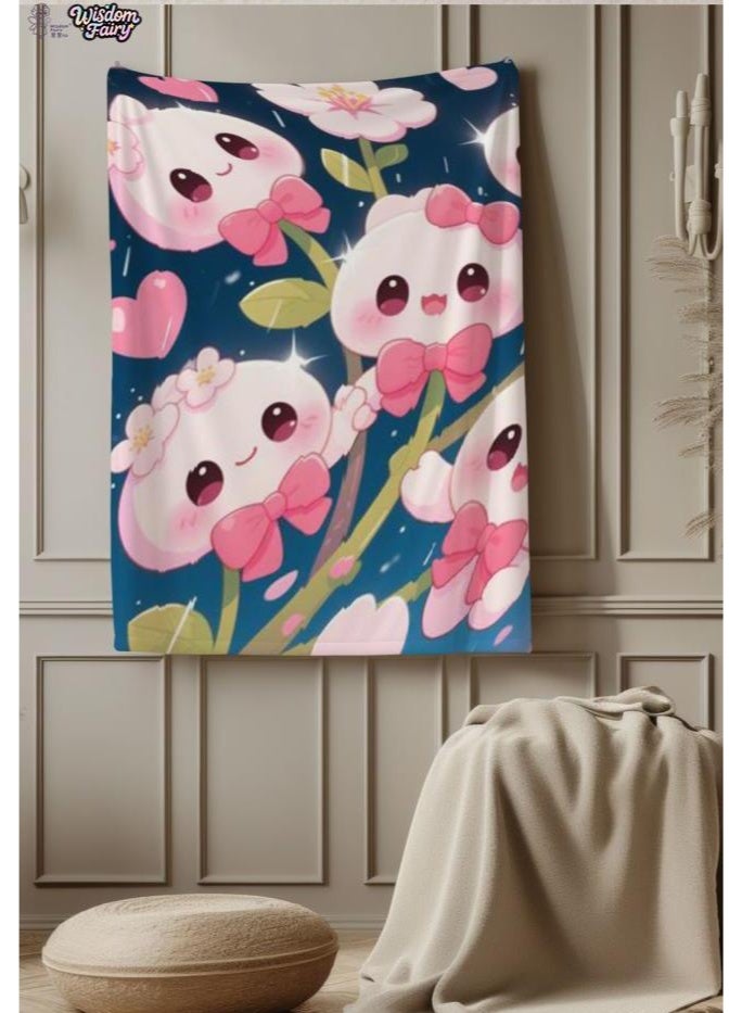 general Wisdom Fairy (latest) flannel thin blanket (warm and comfortable, suitable for sleep, game use, dust and sandproof) 150cm*200cm - 66 - Image 1