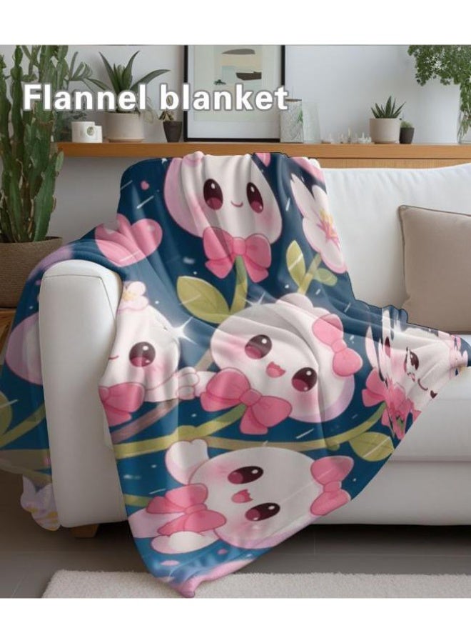 general Wisdom Fairy (latest) flannel thin blanket (warm and comfortable, suitable for sleep, game use, dust and sandproof) 150cm*200cm - 66 - Image 4
