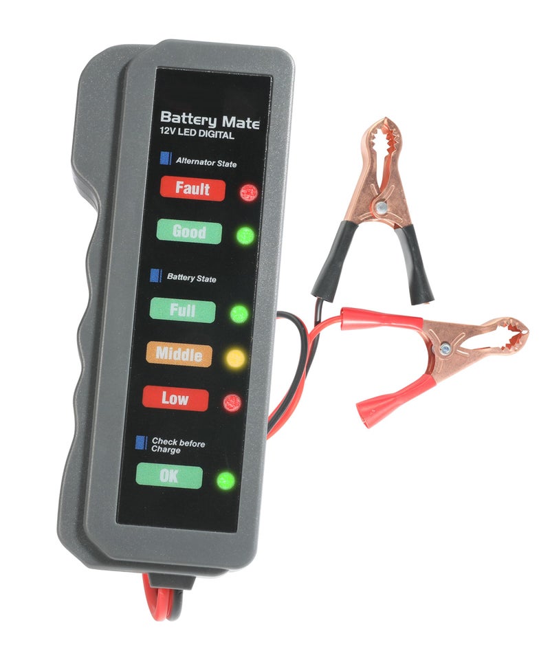 SCUARI Car Battery TesterCar Accessories Relay Tester12V Automotive Digital Battery Alternator Tester with LED IndicationVehicle Battery Condition DetectorSuitable for Most CarsTrucksSUVsVans - Image 3