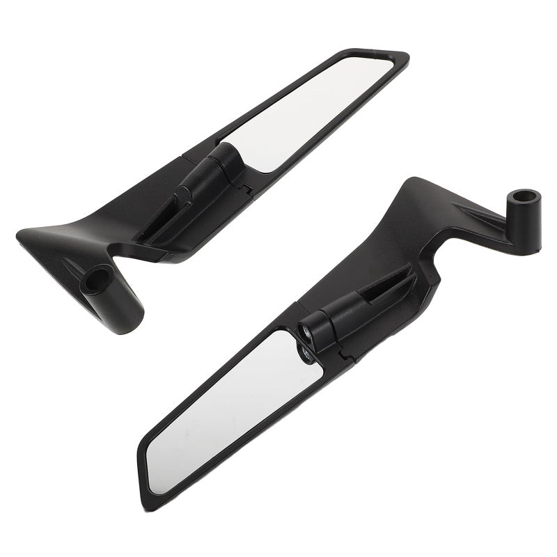 Universal Black Adjustable Motorcycle Rear View Side Mirrors for Street Scooter - Image 2