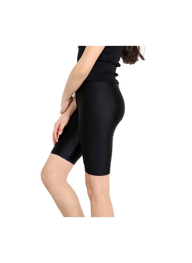 Loxdonz Girls Volleyball Dance Biker Shorts Youth Athletic Running Yoga Gym Spandex Shorts Pants Cycling Shorts (11-12 Years, Black)  - Image 2
