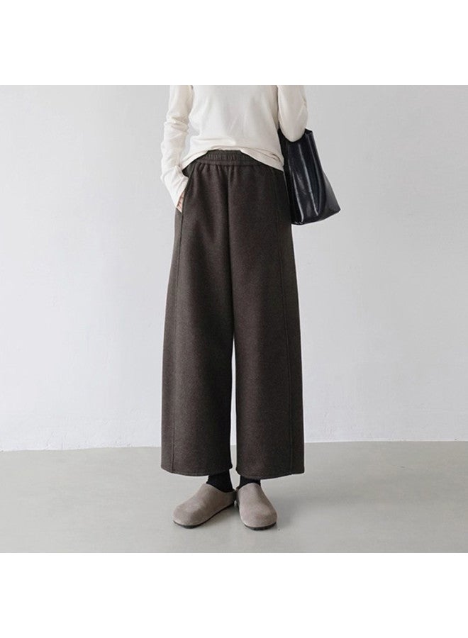 XINYANG Slim Fit Banana Sickle Joggers Wool Pants Women Winter 2025 Flattering Casual Pants - Image 5