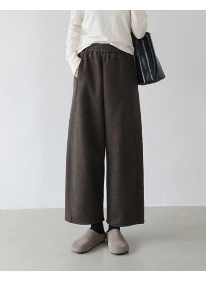 XINYANG Slim Fit Banana Sickle Joggers Wool Pants Women Winter 2025 Flattering Casual Pants - Image 1