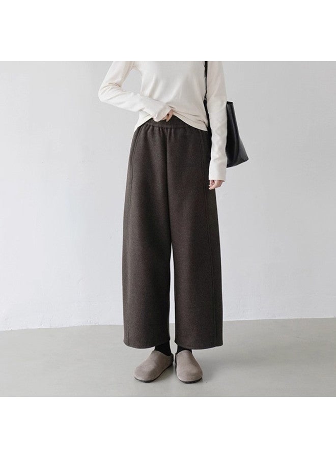 XINYANG Slim Fit Banana Sickle Joggers Wool Pants Women Winter 2025 Flattering Casual Pants - Image 4