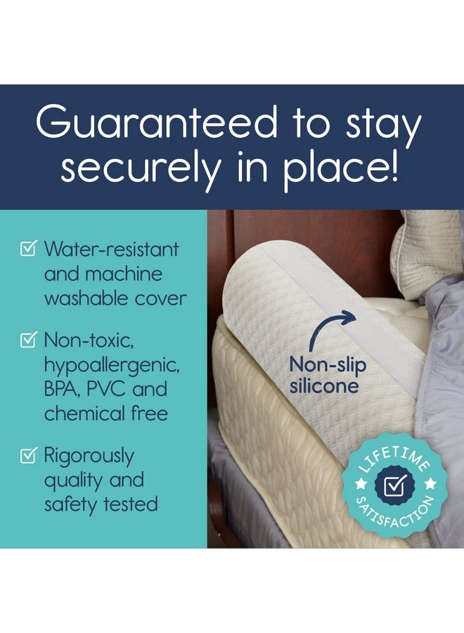 hiccapop [1-Pack] Toddler Bed Rail Bumper, Bed Bumper For Toddlers, Kids Foam Safety Bed Guard Rail For Toddlers, Bed Side Rail For Twin, Queen, King - Image 4