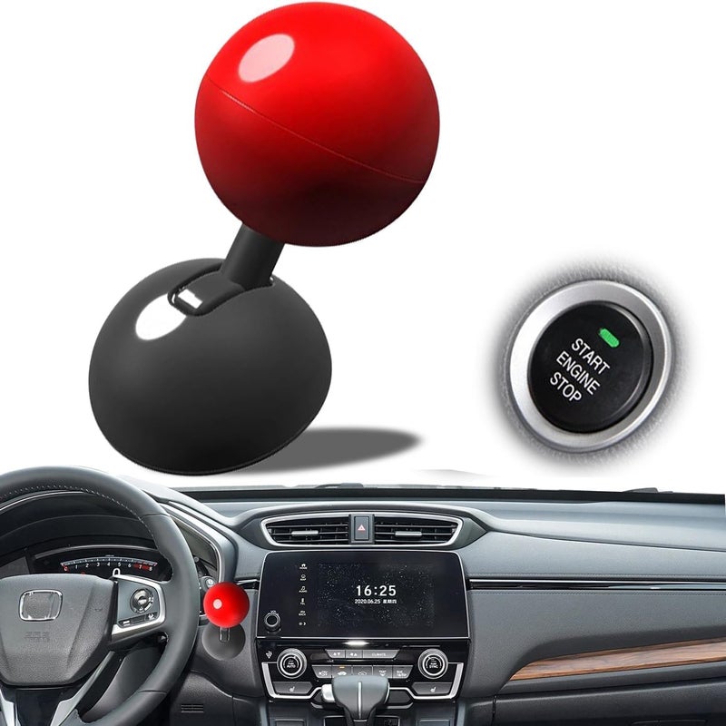 Zipron Push Button Start Lever, Car Push to Start Button Rocker, Car Engine Start Stop Button Joystick, Full Ball-bar Rocker Car One Button Automotive - Image 1
