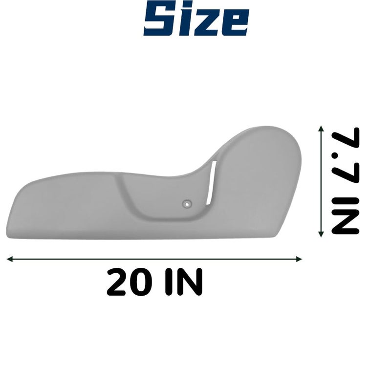 Dimeani Driver Seat Trim Panel, Driver Seat Track Cover Compatible with Toyota Tacoma 1995 1996 1997 1998 1999 2000 2001 2002 2003 2004, Seat Track Cover Trim Side Panel Guard Track Cover Accessories - Image 5