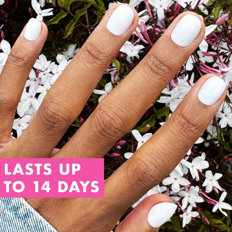 Olive & June Instant Mani Press-On Nails (Glue) | 42 Fake Nails, 21 Sizes | Non-Toxic, Long-Lasting Recycled Materials Realistic Look | Spring Flowers & Patterns | Extra Short, Round| HD - Image 3