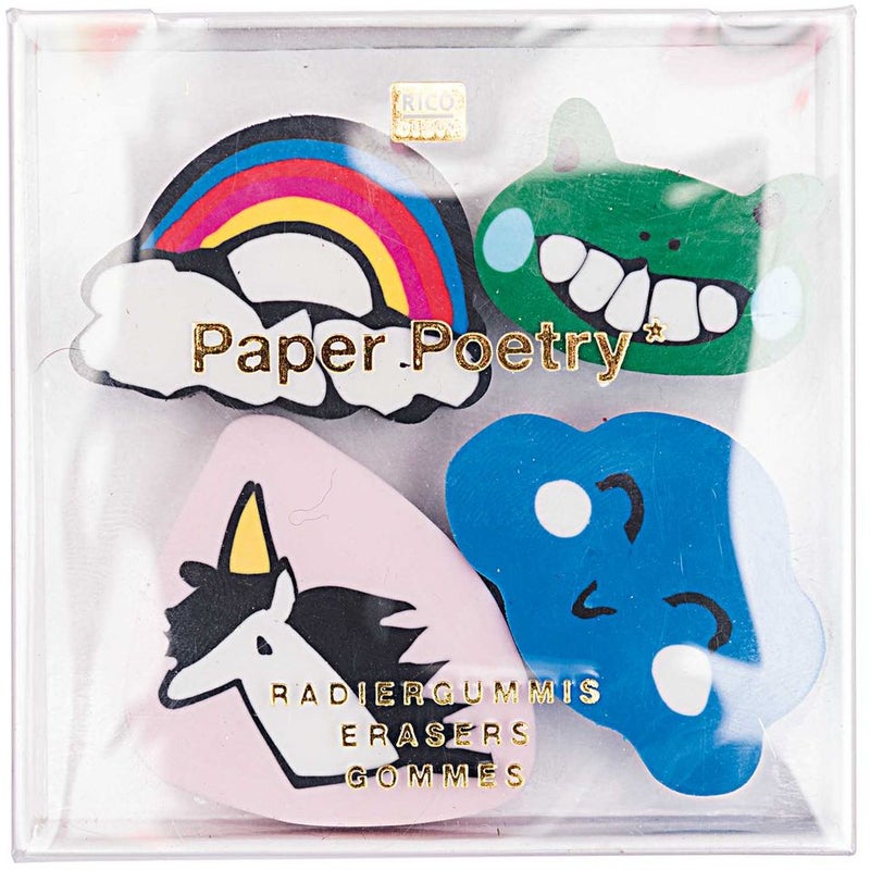 RICO DESIGN Eraser Set - Magical Summer (Set Of 4)