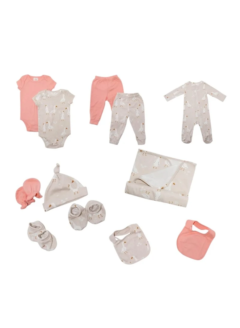 Bambimici Bambimici -  Welcome Home Baby Set for Baby Girls Box of 12 - Multicolor