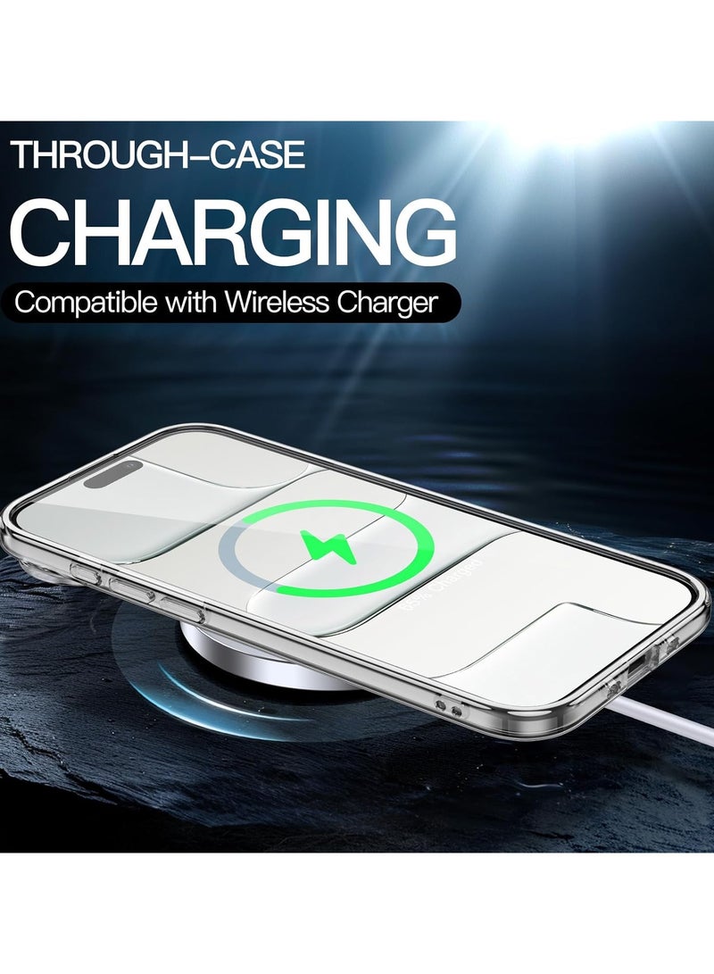 Mismo Clear Shockproof Case for iPhone 17 Air– Ultra Thin Transparent TPU Cover, Anti-Scratch & Anti-Yellowing Crystal Clear Protective Bumper Case - Clear - Image 3