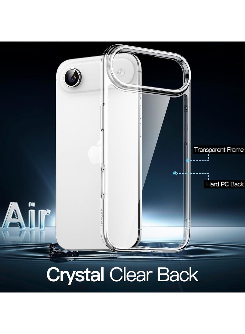 Mismo Clear Shockproof Case for iPhone 17 Air– Ultra Thin Transparent TPU Cover, Anti-Scratch & Anti-Yellowing Crystal Clear Protective Bumper Case - Clear - Image 5