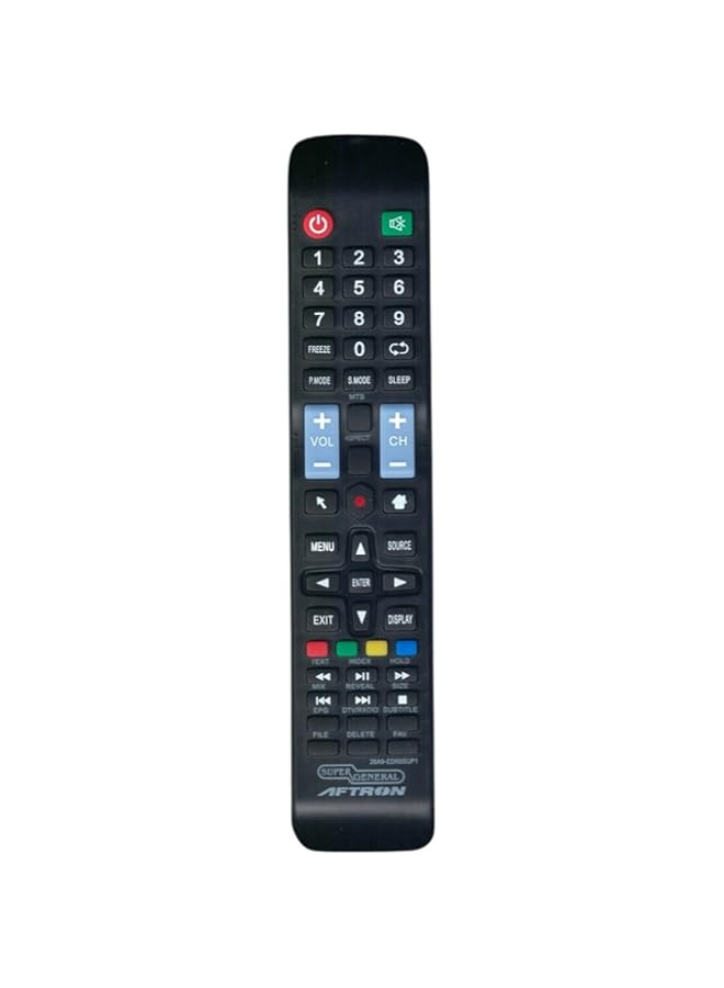 Replacement Remote Control For Super General Smart TV LCD LED, Aftron Smart LCD LED TV (Type 1)