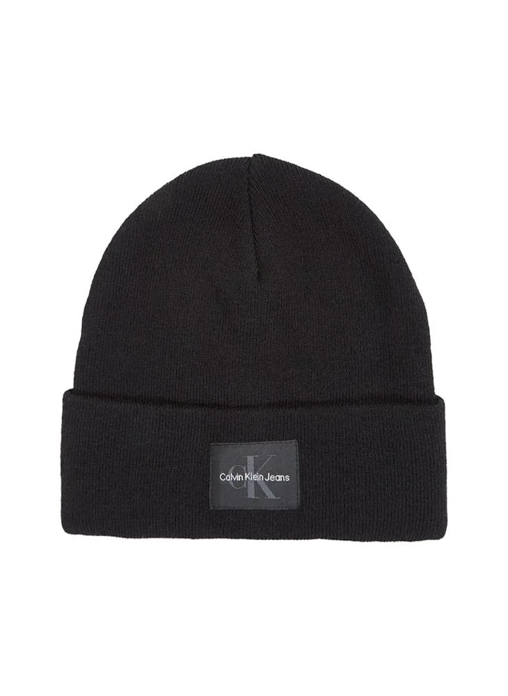 Calvin Klein Jeans Logo Detail  Woven Patch Beanie