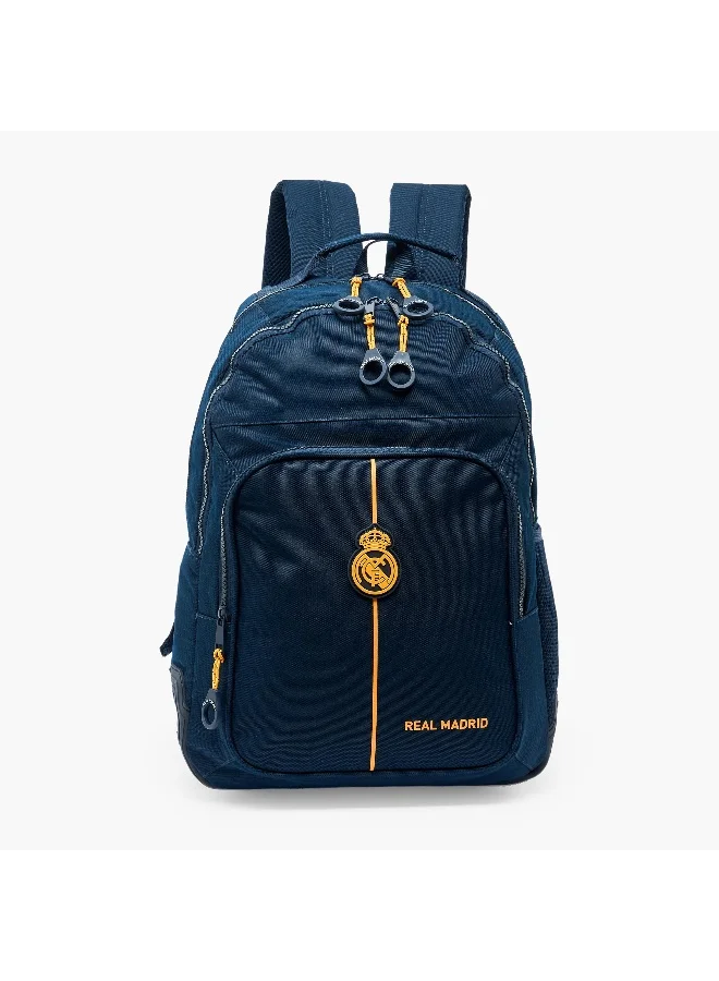 Real Madrid Real Madrid-16.5 Inches-Backpack-3 Cmprts- (Polyester) Marine Blue \ 32X15X42