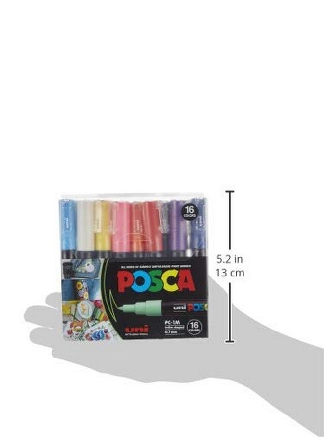 بوسكا ١٦ قلم تلوين من بوسكا - أقلام تلوين، لوازم فنية للرسم على الصخور، وفنون الأقمشة، وغيرها - أقلام تلوين للمدرسة والحرف اليدوية - Image 3