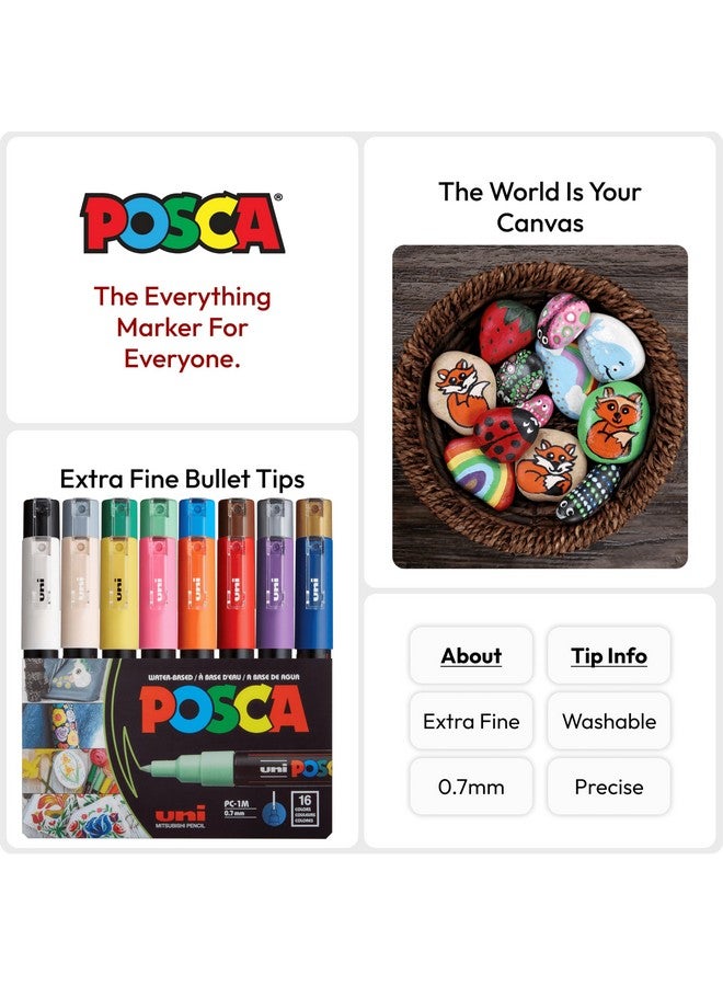 بوسكا ١٦ قلم تلوين من بوسكا - أقلام تلوين، لوازم فنية للرسم على الصخور، وفنون الأقمشة، وغيرها - أقلام تلوين للمدرسة والحرف اليدوية - Image 4