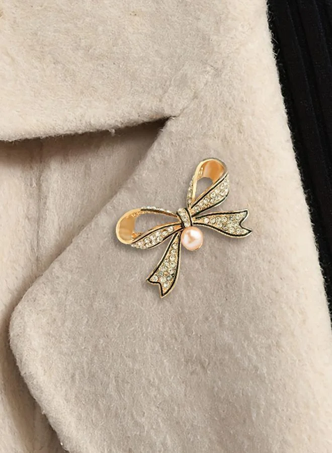 Take Two Take Two Embellished Bow Detail Necklace