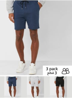 Seventy Five Basics 3 Pack Essential Lounge Shorts  - Image 1