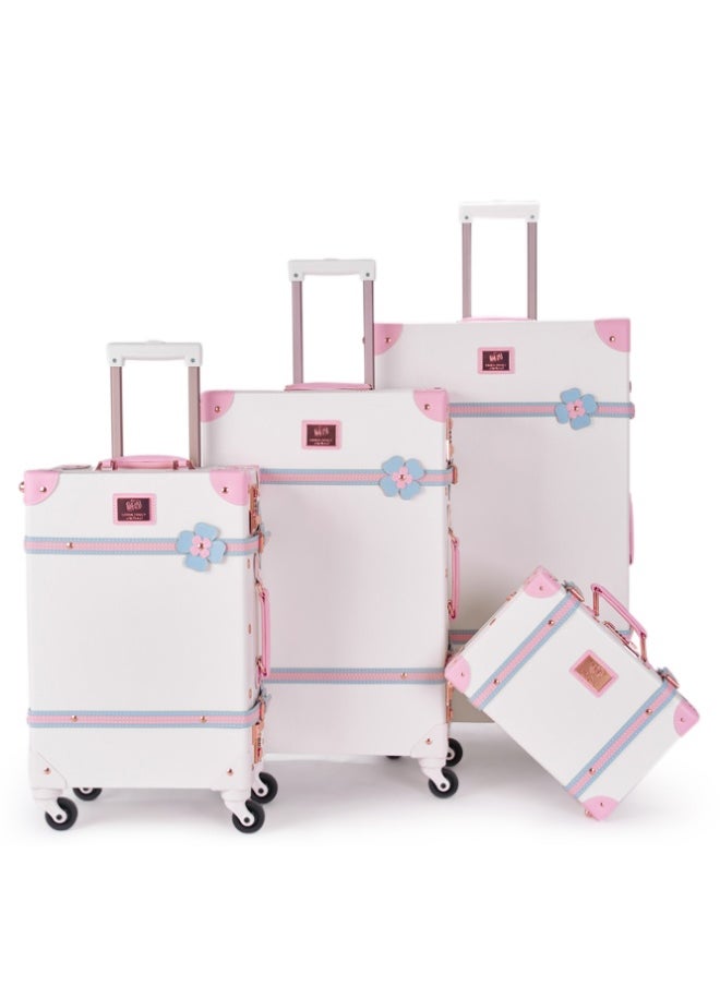 LIMRA Travel Bags Classic Leather Luggage 4 Pcs Set 28''-24''-20'''-13'''Inches  - Image 3