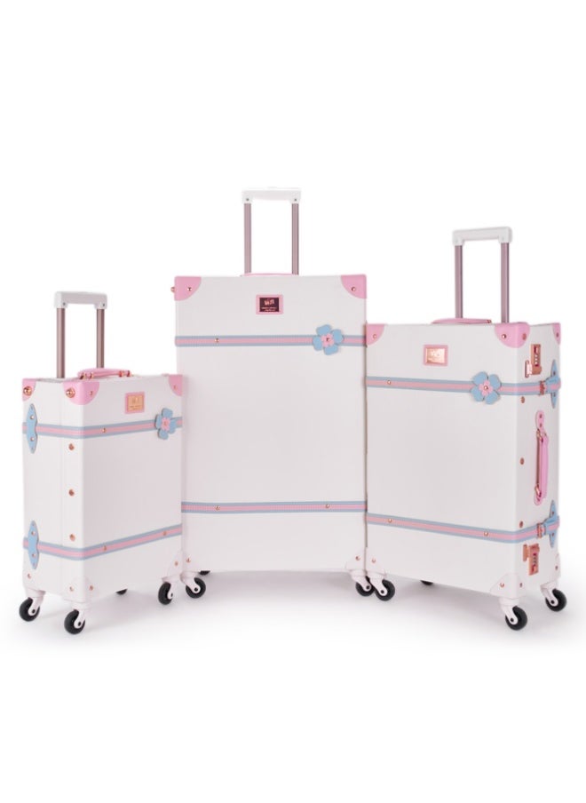 LIMRA Travel Bags Classic Leather Luggage 4 Pcs Set 28''-24''-20'''-13'''Inches  - Image 2