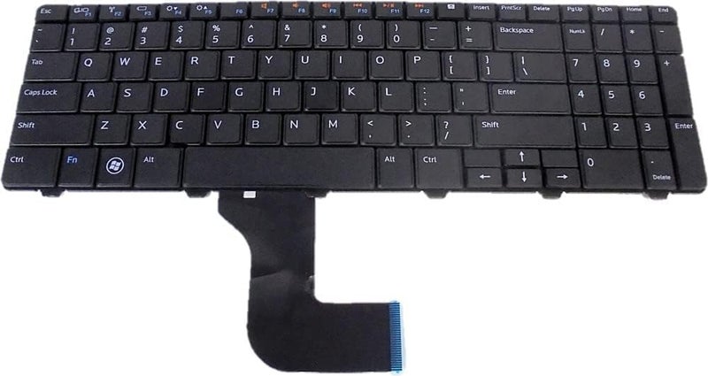 Wefly Laptop Keyboard Compatible for Dell Inspiron 15R 5010 M5010 M501R N5010 09GT99 NSK-DRASW 96DJT 096DJT NSK-DRASW Series Black US Layout - Image 3