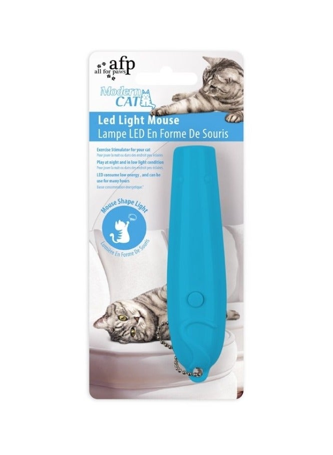 all for paws Led Light Mouse - Blue - Image 1