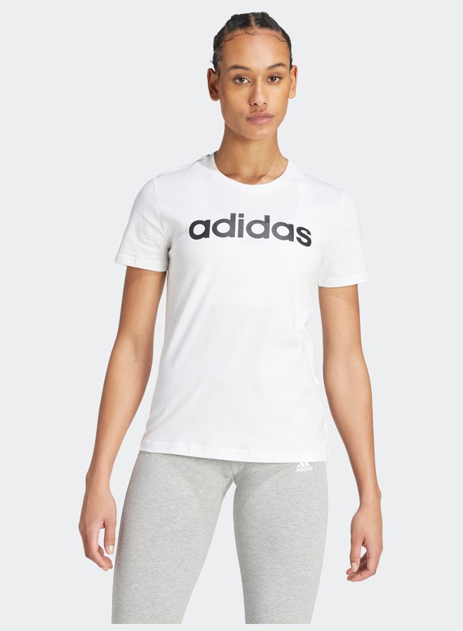 Adidas Essentials Slim Logo T-Shirt  - Image 1