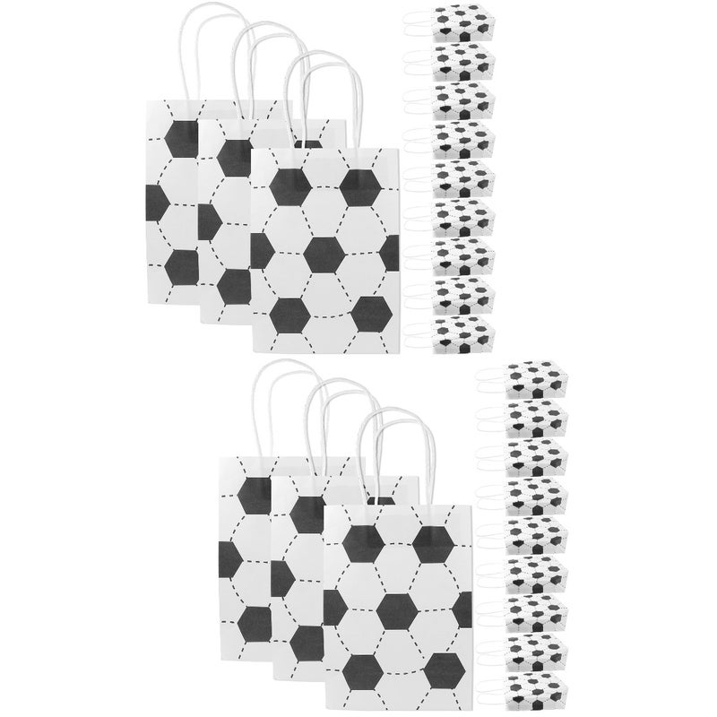 pcs Sports Snack Bags Party Cookies Bags Paper Bags Festival Party Favors Bags Paper Bags - Image 1