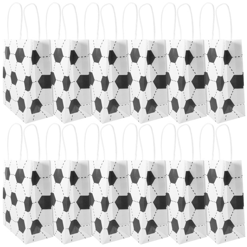 pcs Sports Snack Bags Party Cookies Bags Paper Bags Festival Party Favors Bags Paper Bags - Image 2