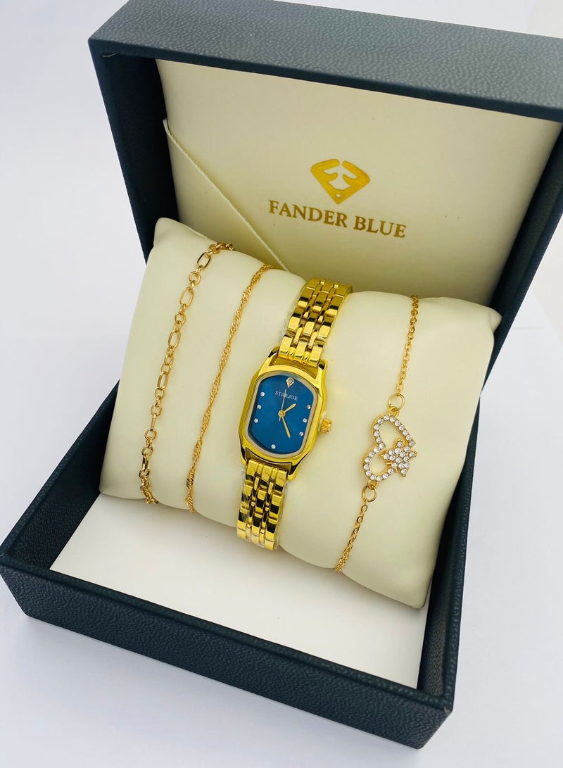 women's set        Consisting of   -Women's watch   -A set of bracelets