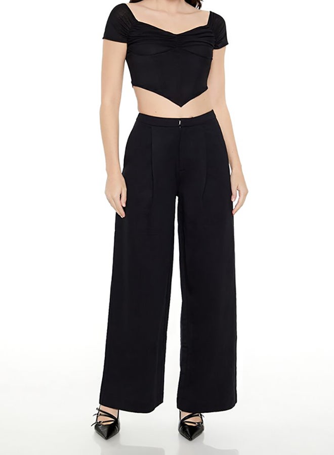 FOREVER 21 French Terry Wide-Leg Pants - Image 2