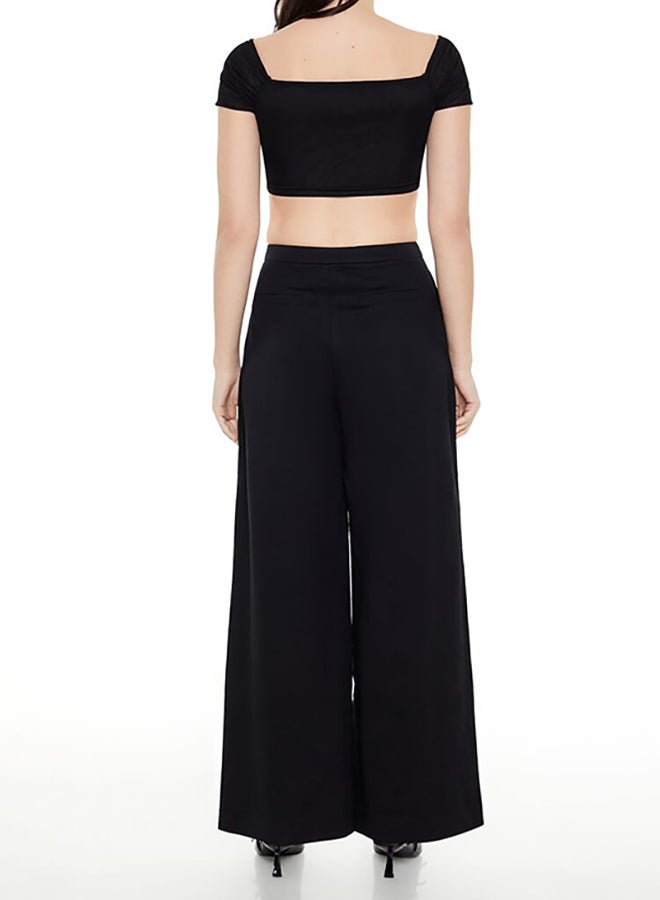 FOREVER 21 French Terry Wide-Leg Pants - Image 4