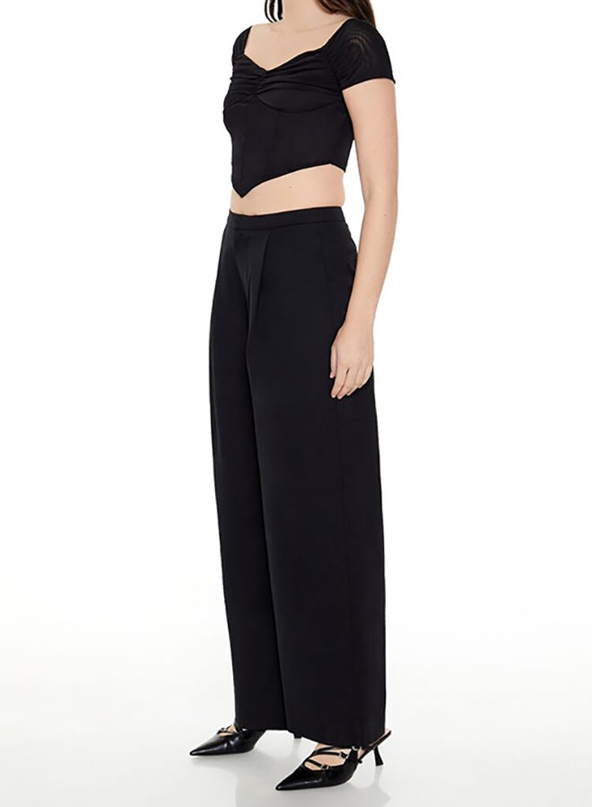 FOREVER 21 French Terry Wide-Leg Pants - Image 3