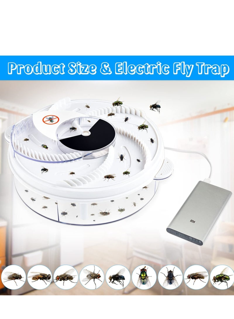 Zikra Electric Fly Trap Fly Trap Pest Device Flying Insect Trap Automatic Indoor Fly Trap Fly Catcher Pest Control Traps Pest Reject Control Catcher Insect Repellents Tools - Image 2