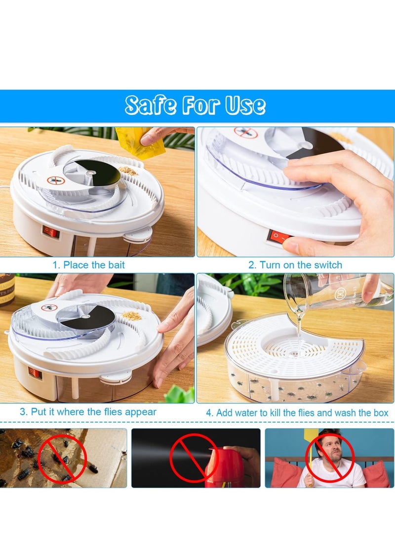 Zikra Electric Fly Trap Fly Trap Pest Device Flying Insect Trap Automatic Indoor Fly Trap Fly Catcher Pest Control Traps Pest Reject Control Catcher Insect Repellents Tools - Image 5
