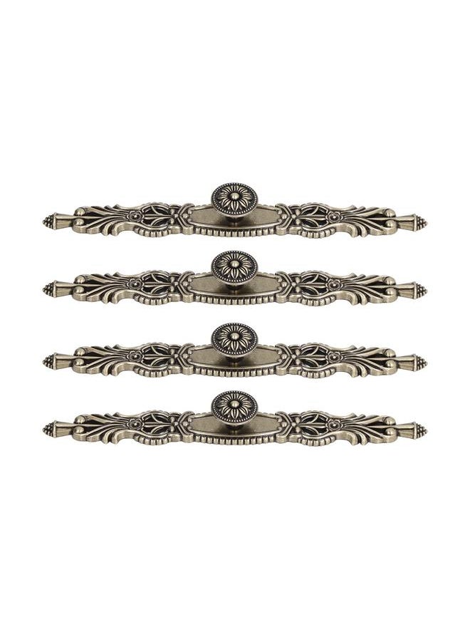 Thoraya 4 Pcs Cabinet Handles Strong Bearing Capacity Antique European Beautiful Stylish Cabinet Pulls with Screw for Door  - Image 4
